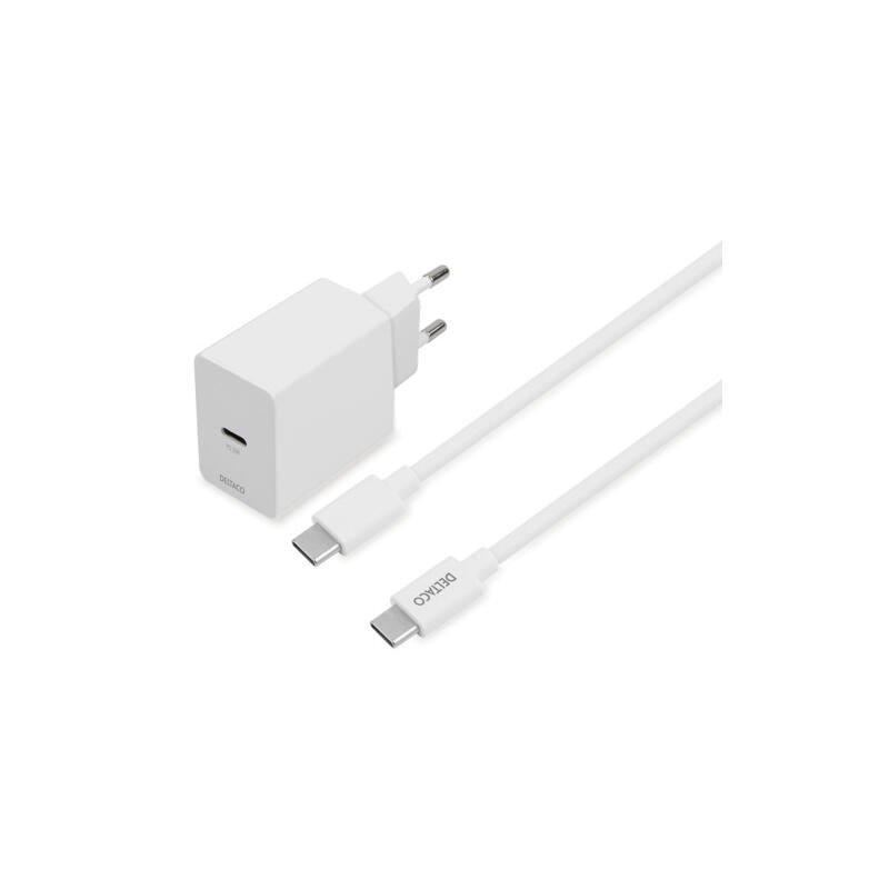USB-C PD vegglader med USB-C kabel