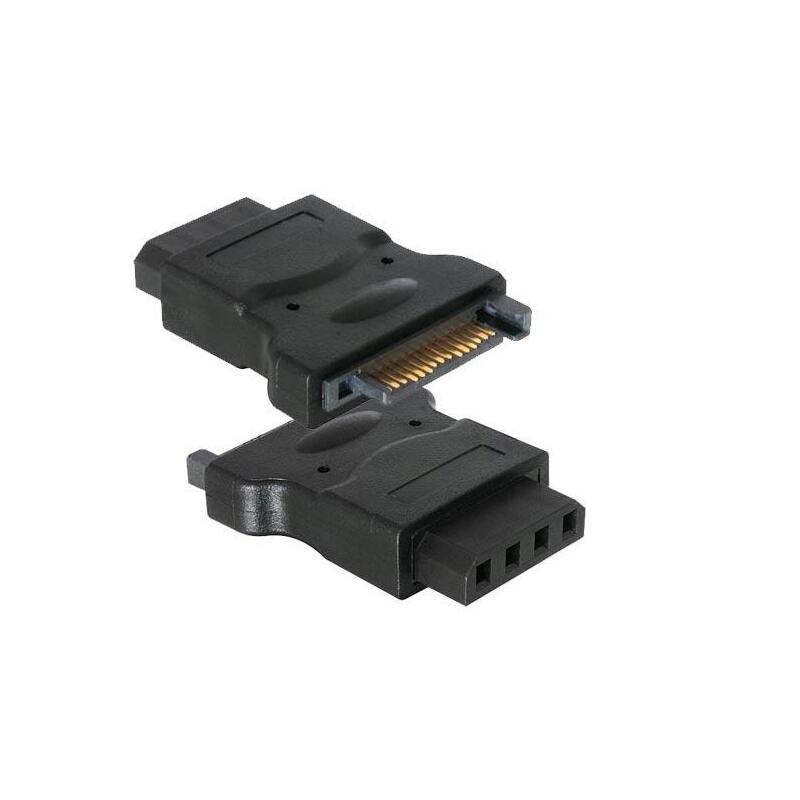 Strømadapter, 4 pin hun til 15 pin SATA