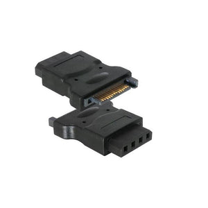 Strømadapter, 4 pin hun til 15 pin SATA