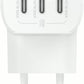 Belkin BoostCharge 65W 3 Port USB-C Vegglader hvit