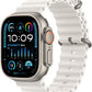 Apple Watch Ultra 2 49mm LTE Titan Smartklokke (Ocean Band Hvit)