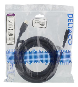 High-Speed HDMI-kabel 5m med Ethernet og 4K UHD