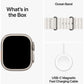 Apple Watch Ultra 2 49mm LTE Titan Smartklokke (Ocean Band Hvit)